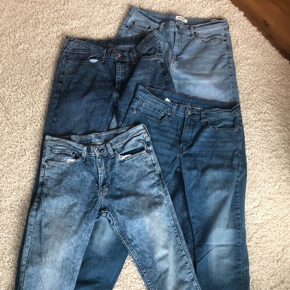 Lot of 4 Levi’s jeans Size 34x34